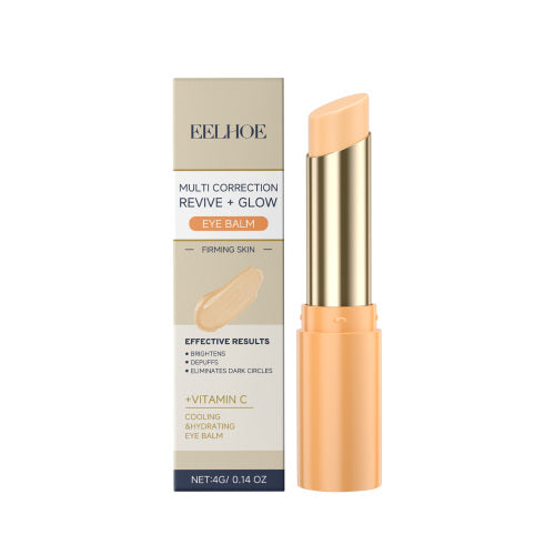 EELHOE Vitamin C Brightening and Firming Eye Cream Stick, Fade The Fine Lines Under The Eye Bags To Improve The Gentle Eye Nourishing