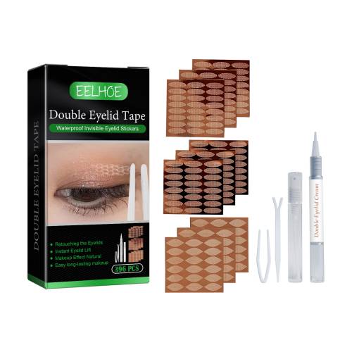 EELHOE Double Eyelid Patch Set Natural Long-Lasting Invisible Breathable Non-Trace Glue-Free Big Eye Beauty Patch
