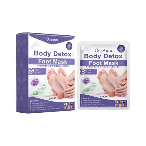 OceAura Foot Mask (Box Set) Relieves Foot Discomfort, Gently Cleanses, Enhances Comfort, Tightens And Moisturizes The Skin